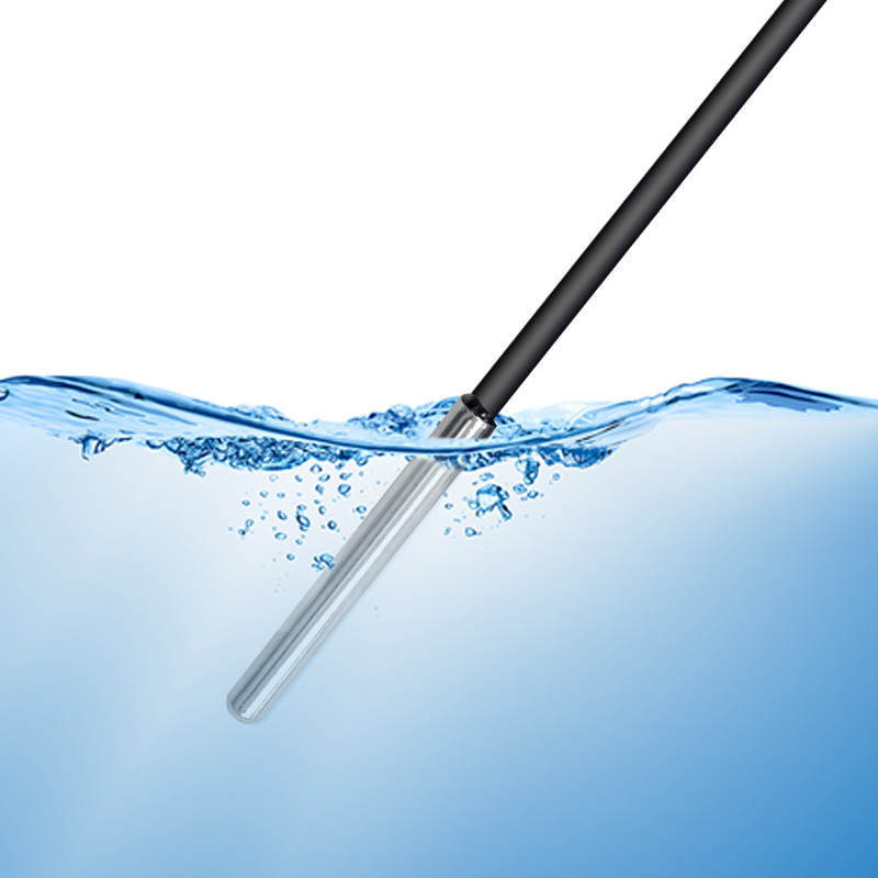 20K Stainless Steel Probe of Temperature Sensor(Black)